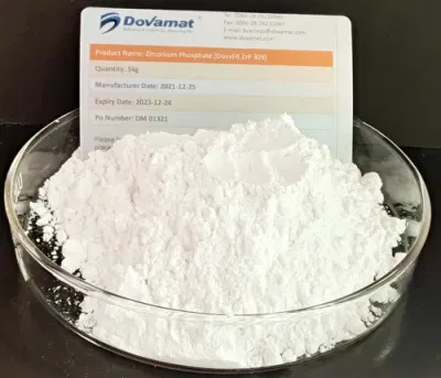 Novo material fosfato de zircônio (ZrP) 1um usado na indústria eletrônica